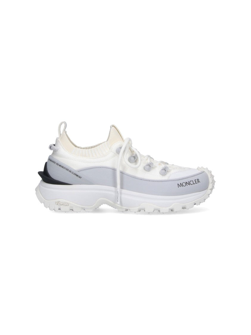 Moncler White Trailgrip Lite3 Mesh Sneakers