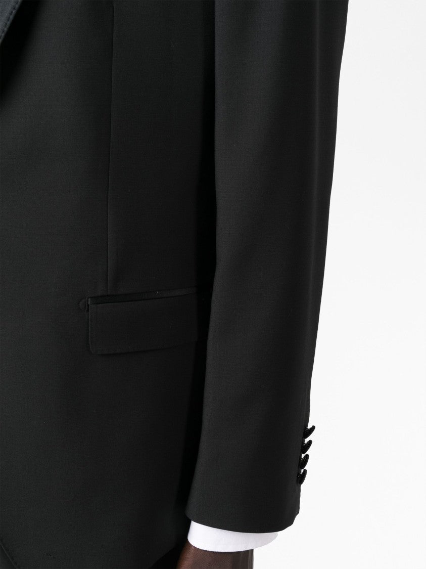 Dolce & Gabbana Three-Piece Wool Silk Satin Tuxedo Suit
