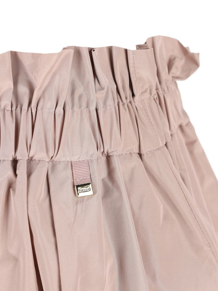 Herno Midi Skirt With Gathered Waistband And Subtle A-Line Silhouette
