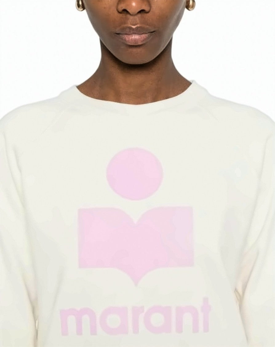 Isabel Marant Relaxed Fit Long-Sleeve Sweatshirt With Graphic Logo