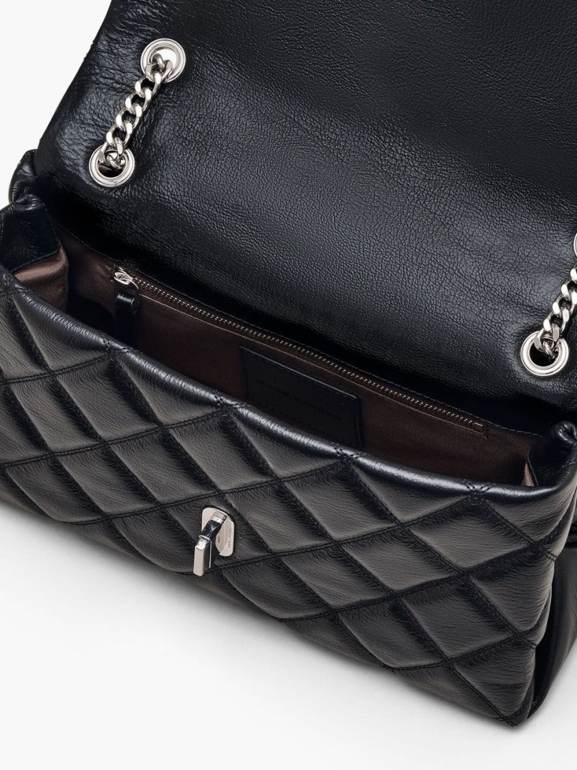 Marc Jacobs Quilted Leather Shoulder Bag With Knot Detail