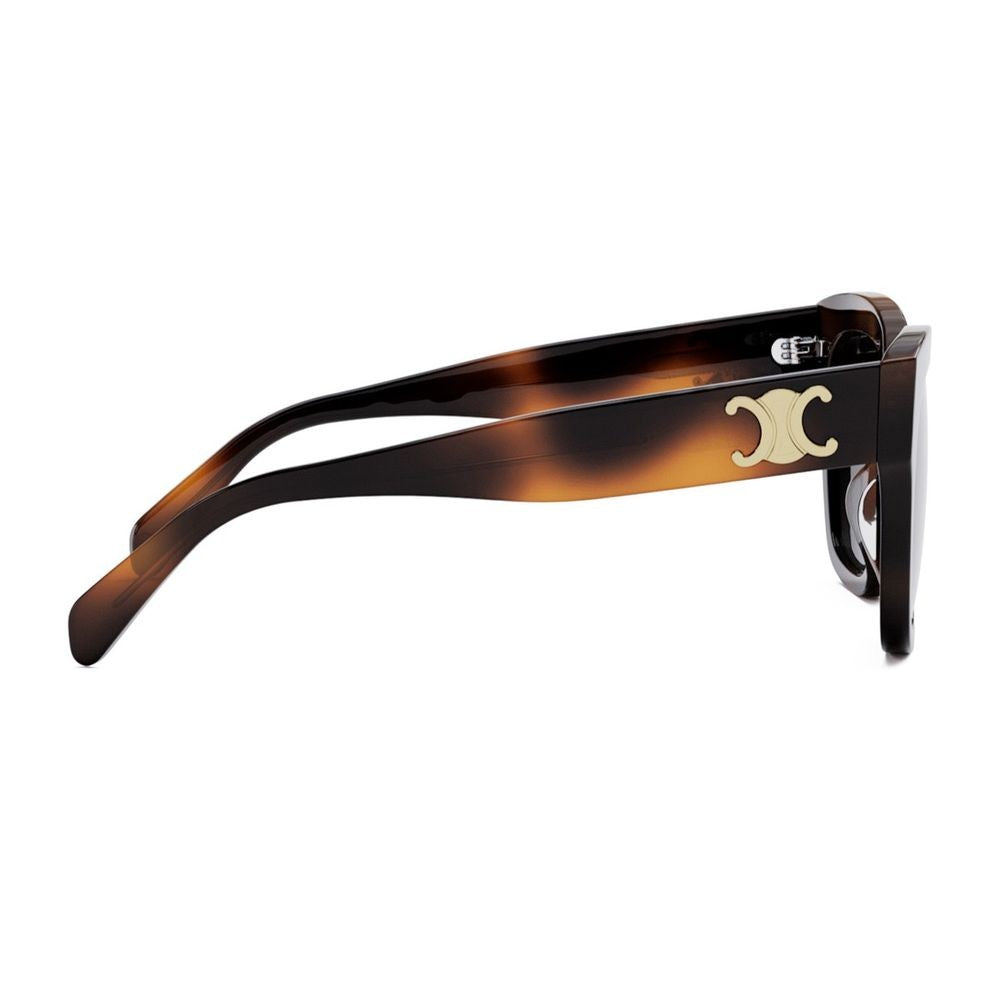 Celine Triomphe Triomphe Geometric Sunglasses With Gold-Tone Emblem