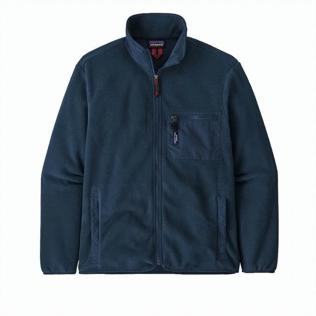 Patagonia Textured Fleece Jacket With Stand Collar