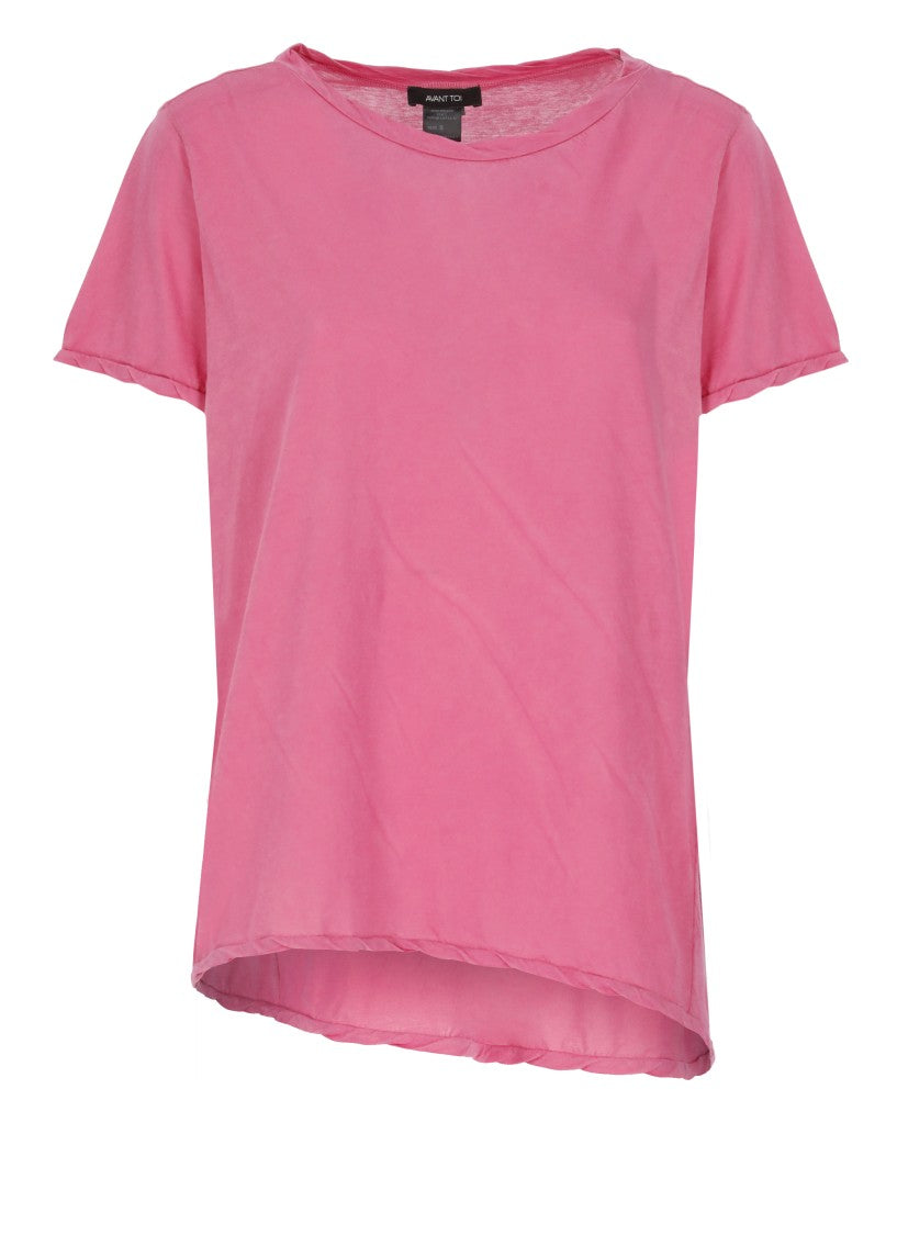 Avant Toi Fuchsia Cotton T-Shirt