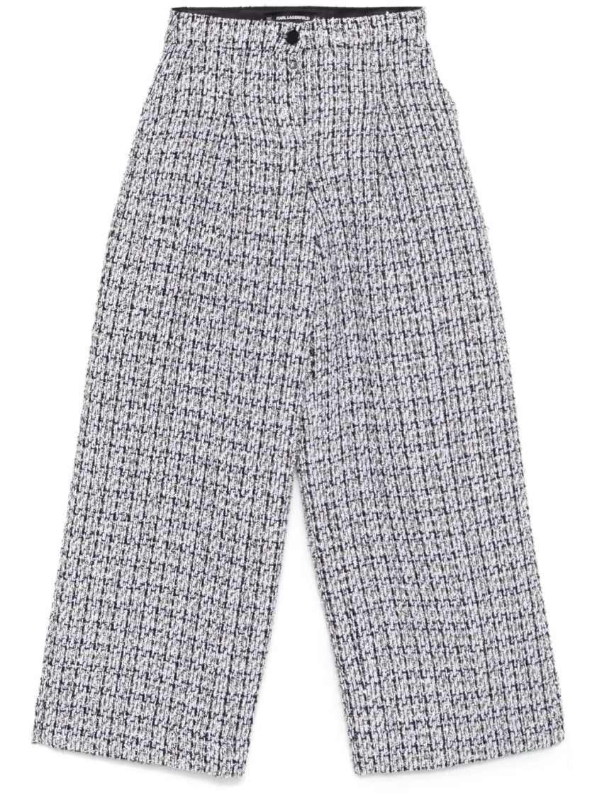Karl Lagerfeld Tailored Minimalist Trousers With Refined Silhouette