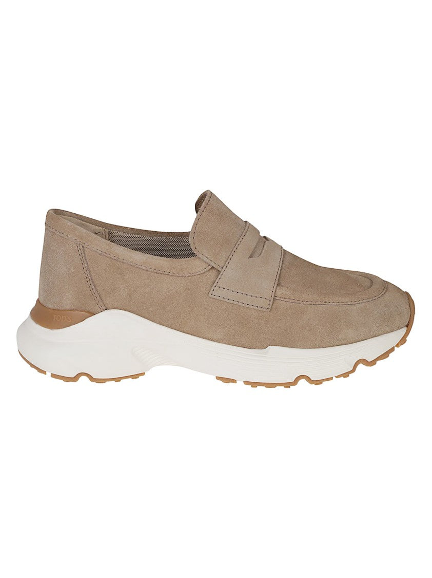 Tod's Suede Chunky Sole Loafers