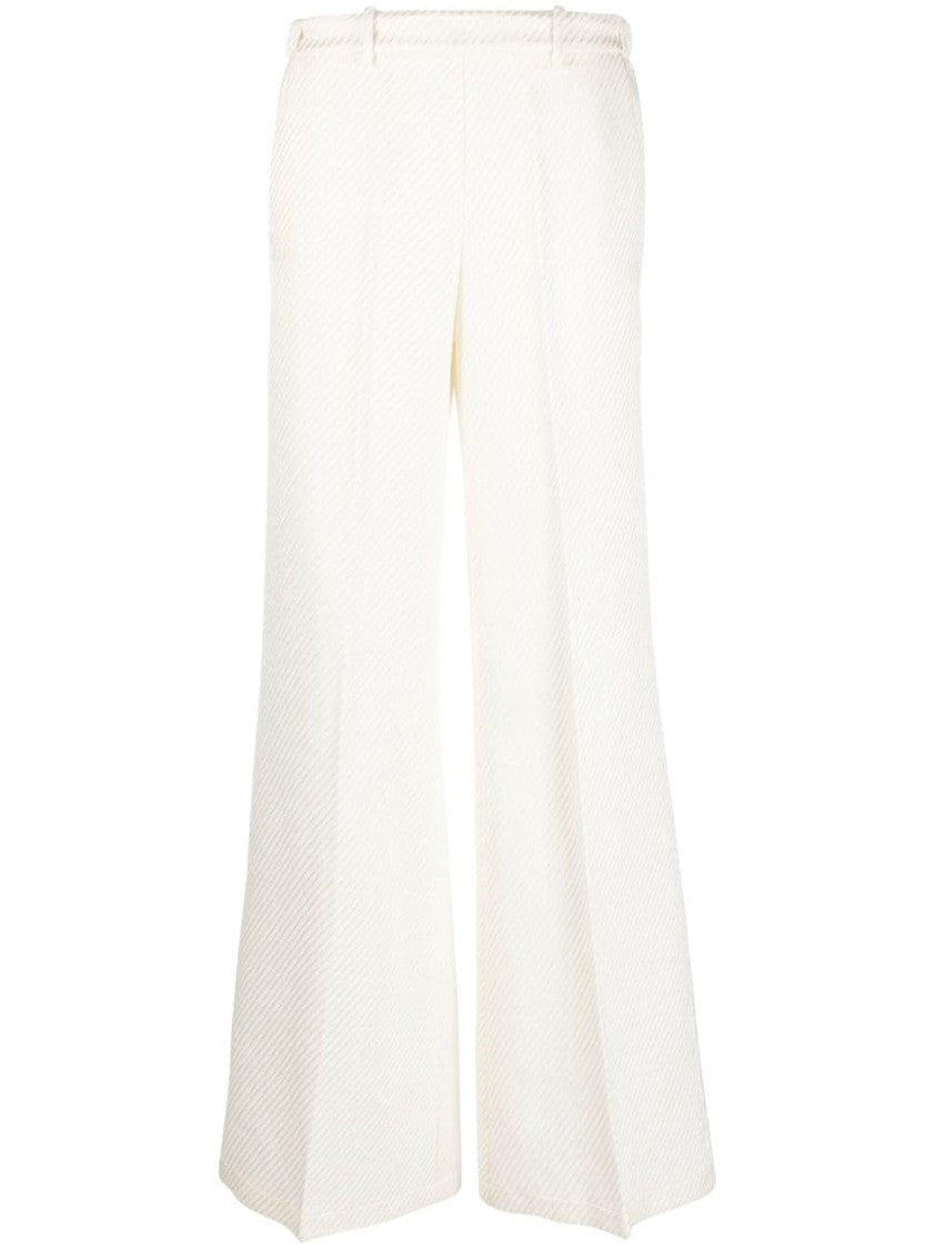 Forte Forte Diagonal Couture Palazzo Pants