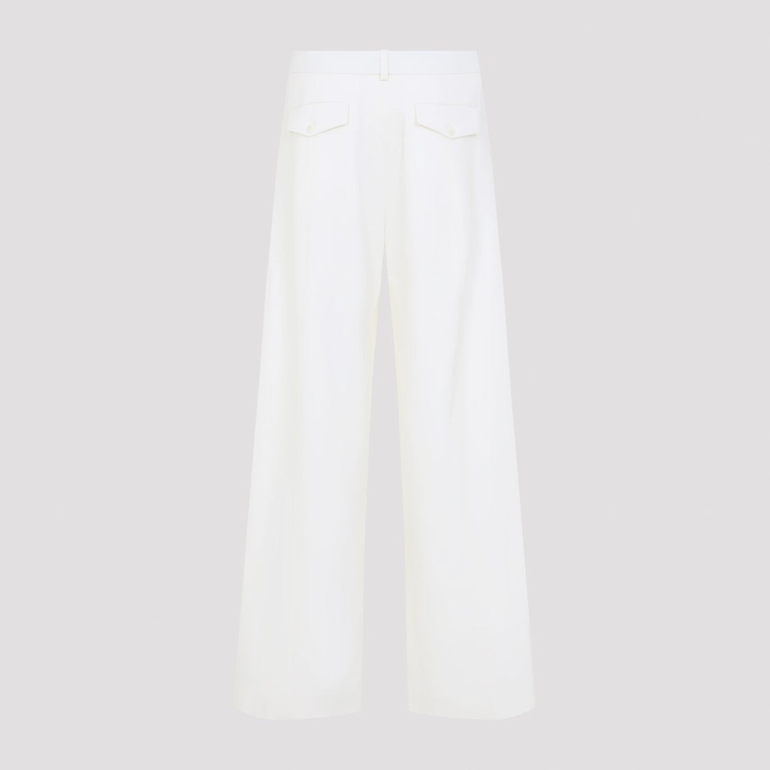 Casablanca White Wool Luxurious Fit Trousers