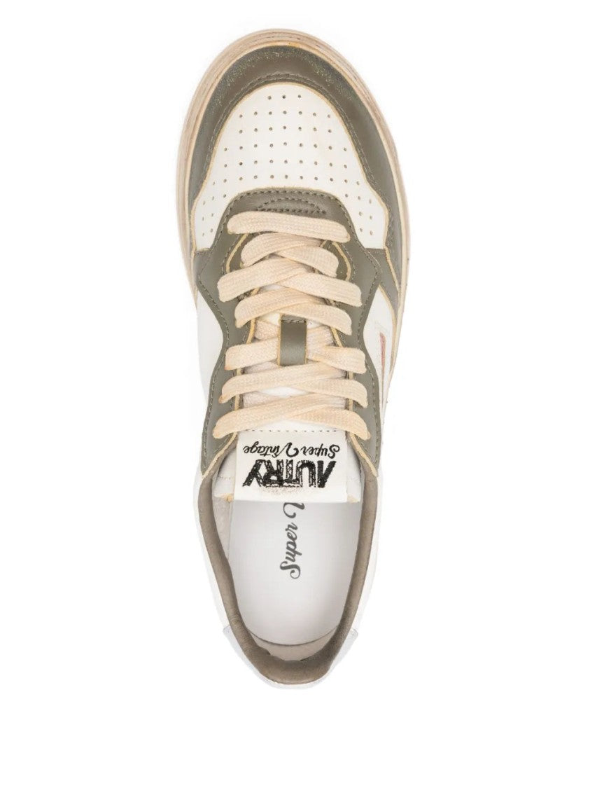 Autry Light Beige Super Vintage Sneakers