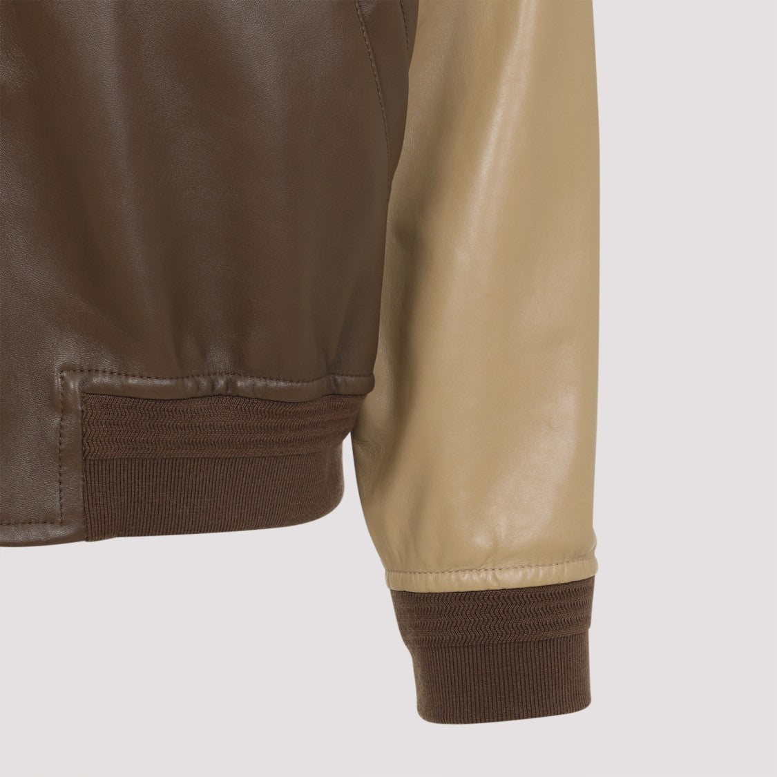 Bottega Veneta Brown Nappa Blouson Jacket