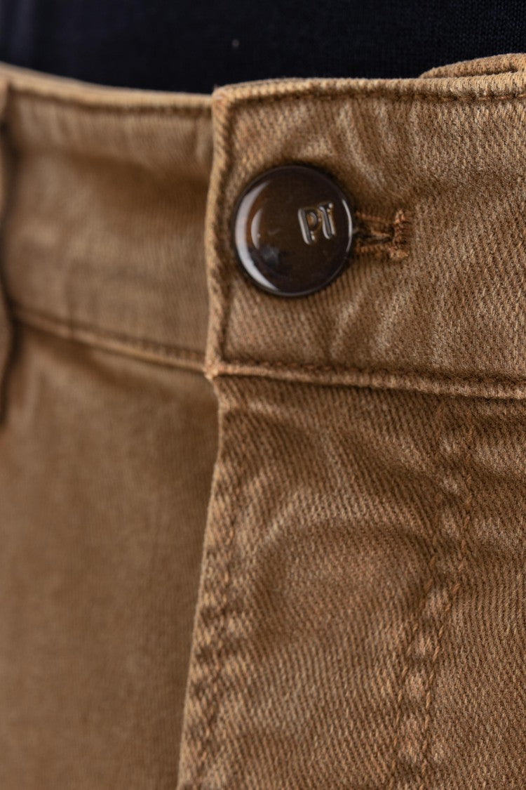 Pt Denim 5-Pocket Color Tapered Fit Trousers