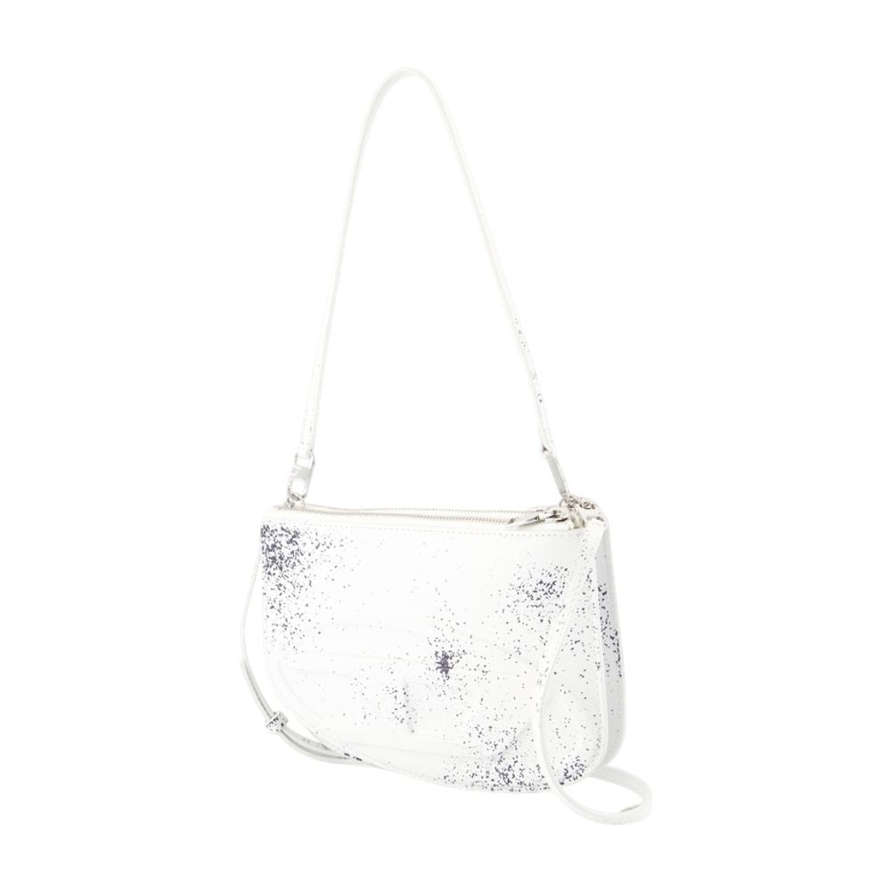 Diesel 1Dr Twin Pouch - Leather - White