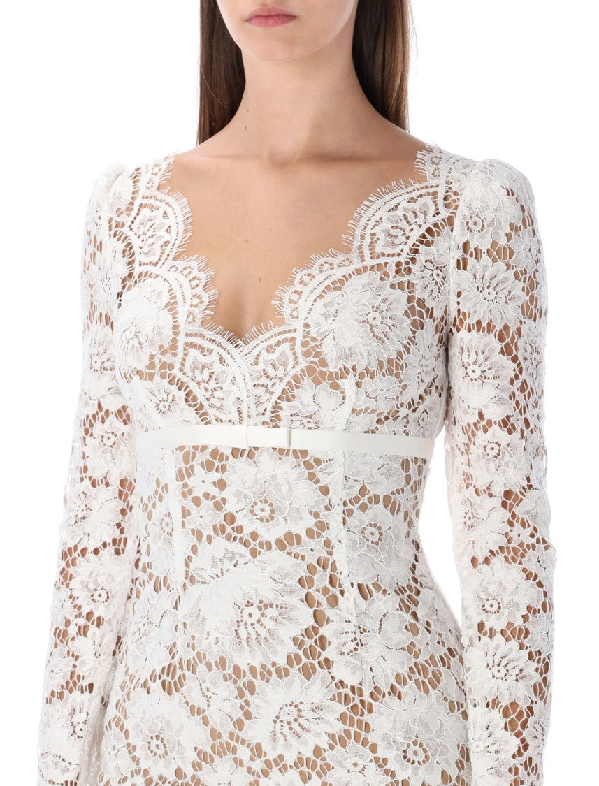 Self-Portrait Lace Midi Dress