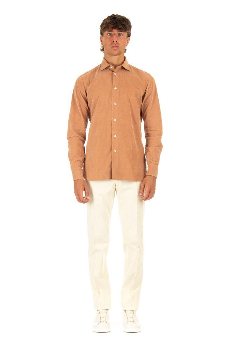 Borriello 2000-Rib Corduroy Tailored Shirt