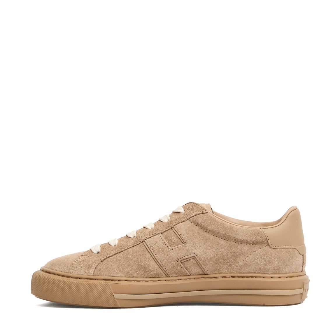 Hogan H691 Beige Suede Sneakers