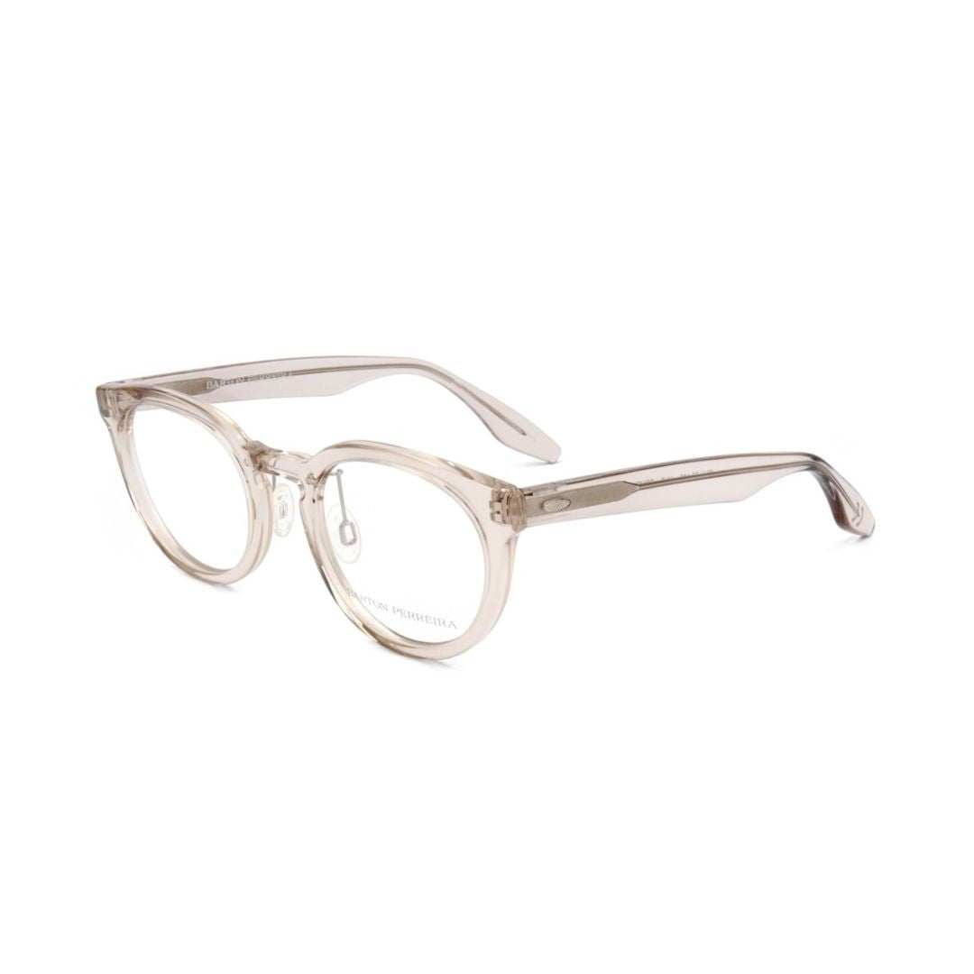 Barton Perreira Bp5199-F 491Cq Translucent Rounded Frame Eyeglasses With Keyhole Bridge