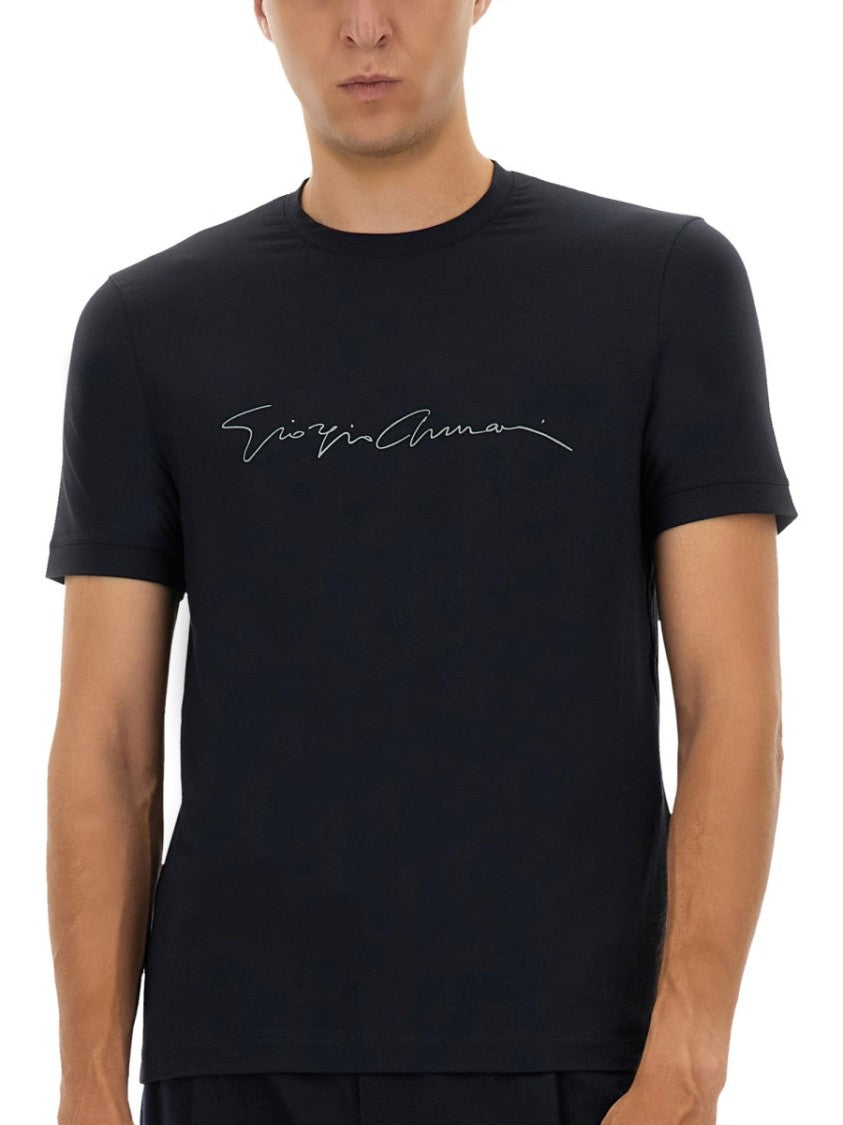 Giorgio Armani Signature Logo T-Shirt