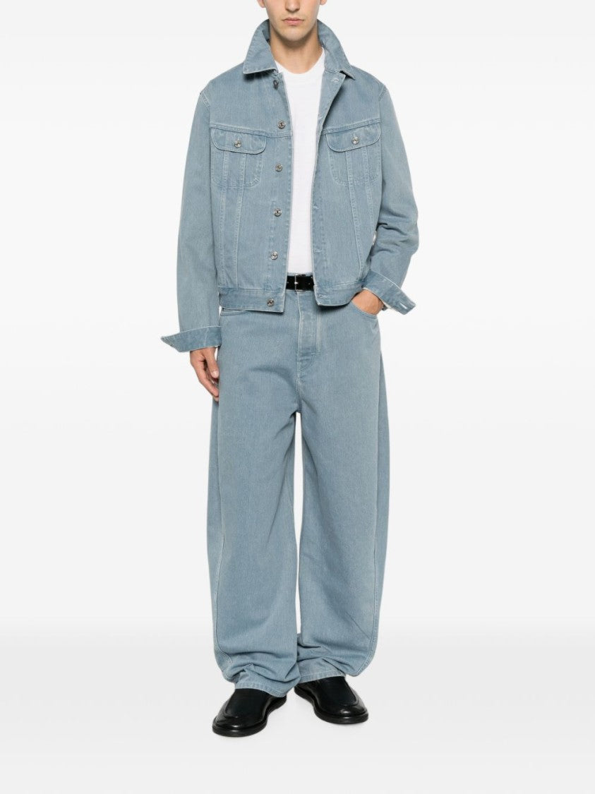 Givenchy Light Blue Structured Tailored Denim Jacket
