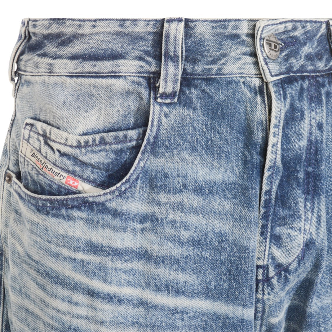Diesel Blue Cotton Jeans
