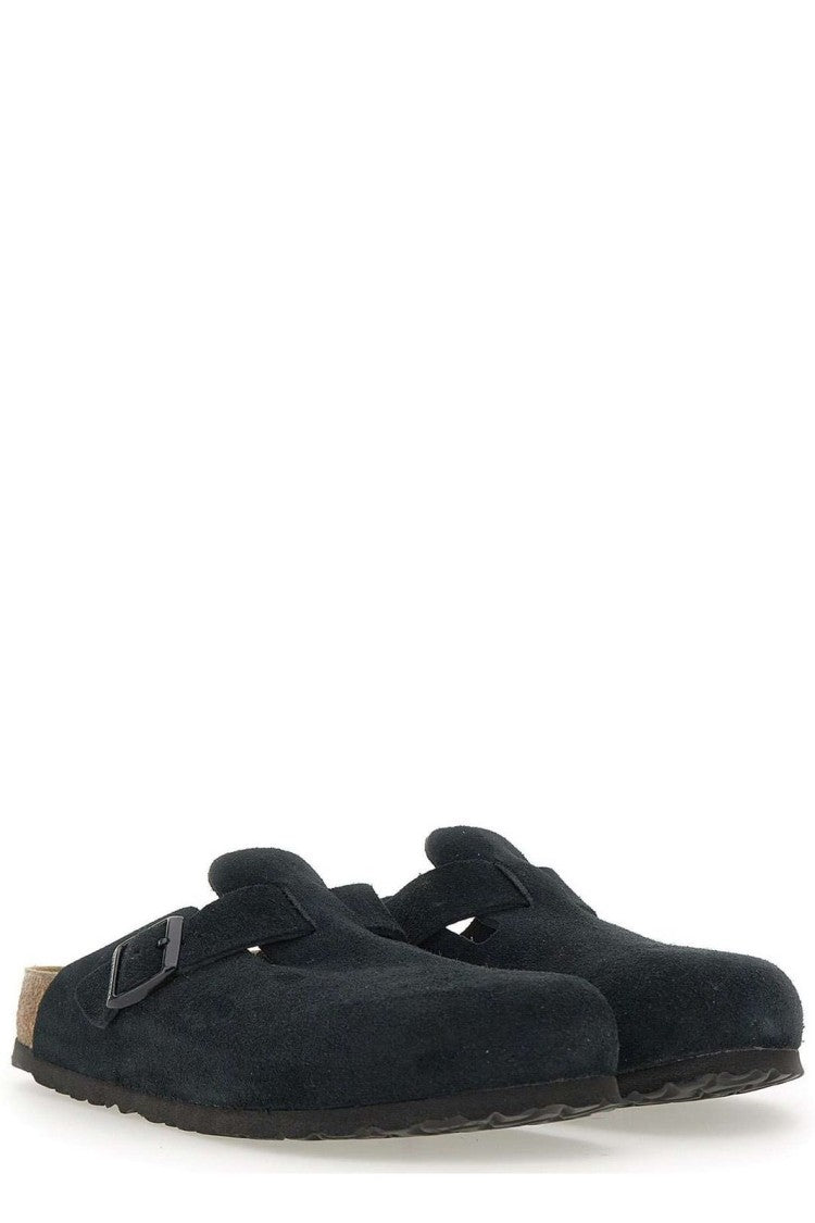 Birkenstock Boston Mules – Black
