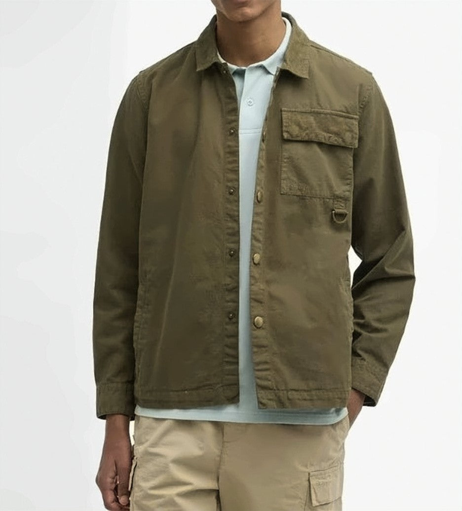 Barbour Finely Ribbed Twill Ripstop Patchwork Jacket