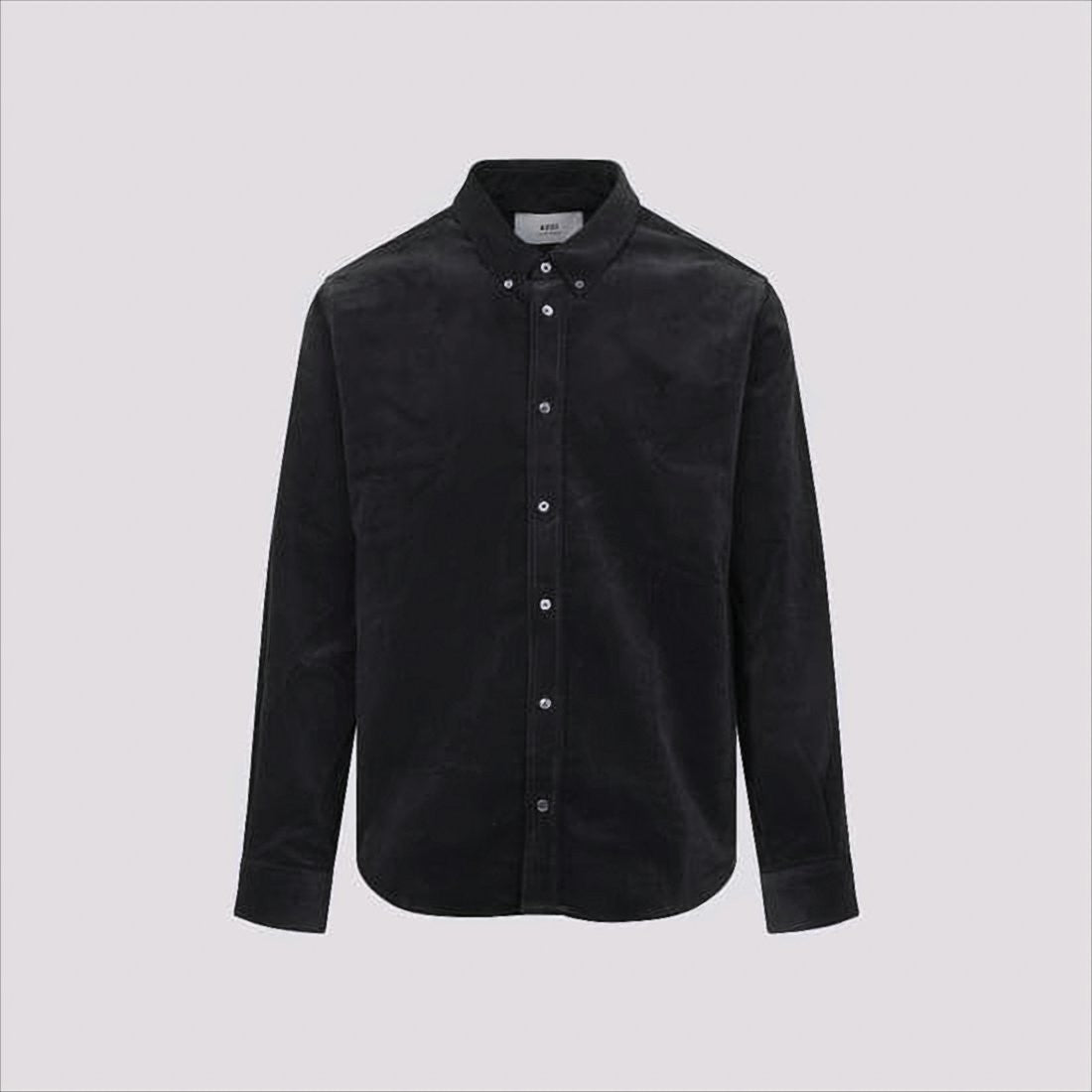 Ami Paris Long-Sleeve Corduroy Shirt With Classic Collar