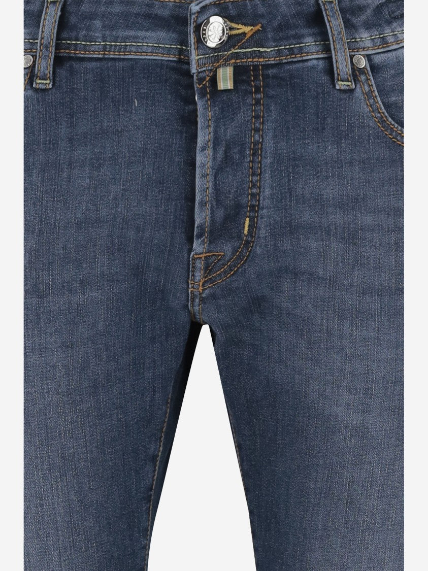 Jacob Cohen Stretch Cotton Blend Denim Jeans