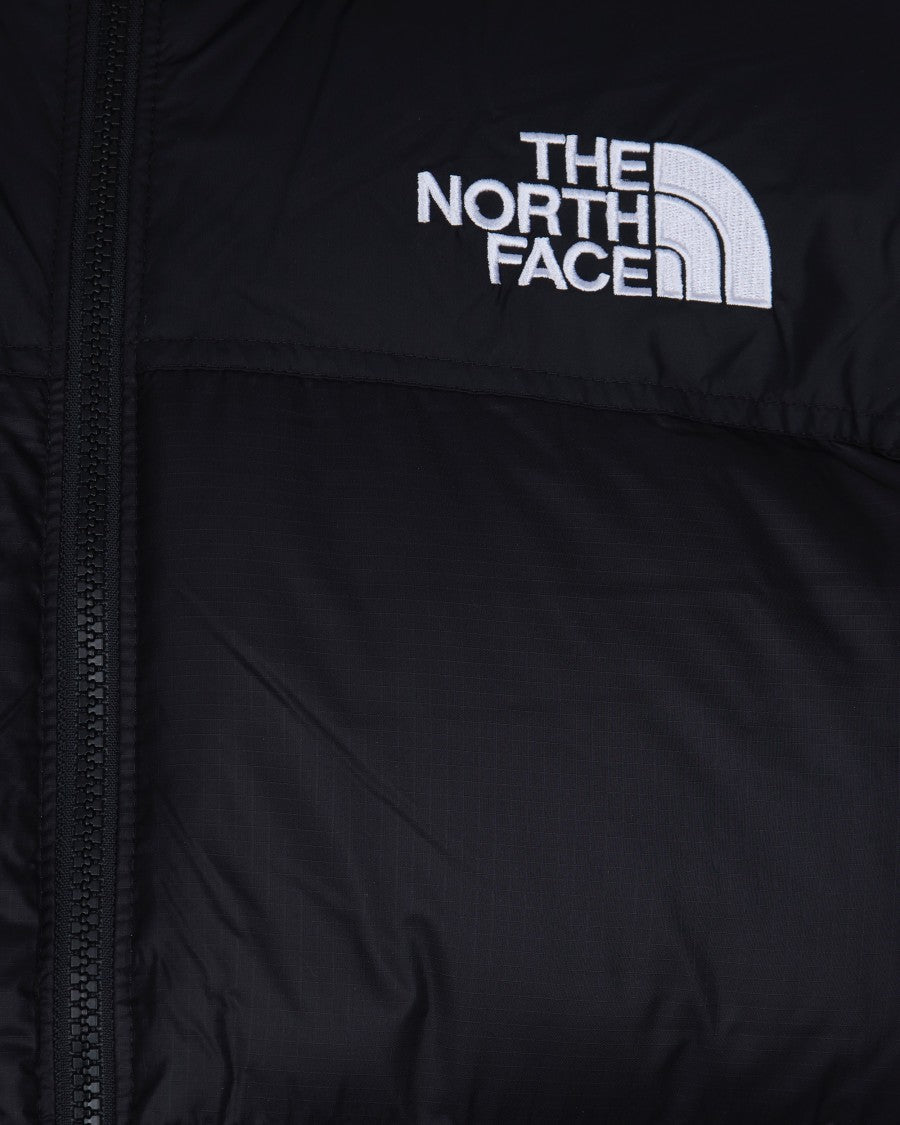 The North Face Oversized Black Puffer Jacket With Integrated Hood