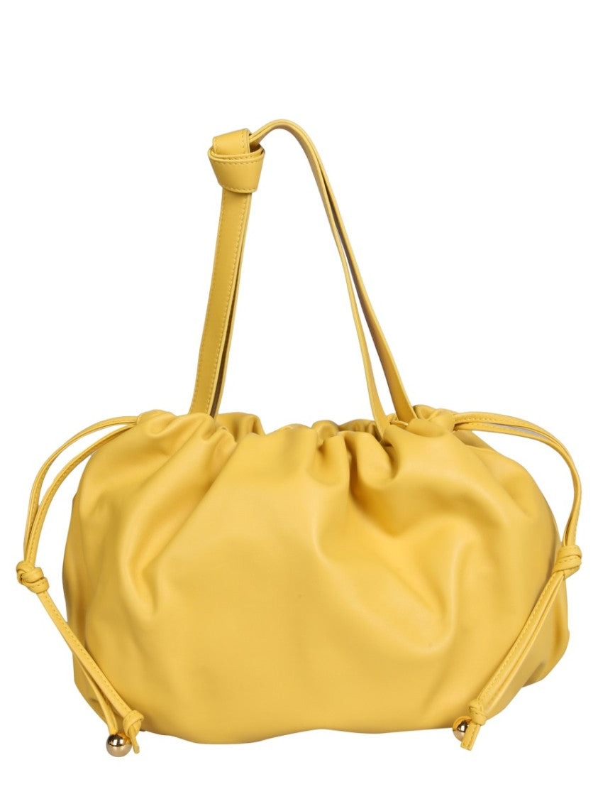 Bottega Veneta Medium Leather Shoulder Bag With Removable Double Handle
