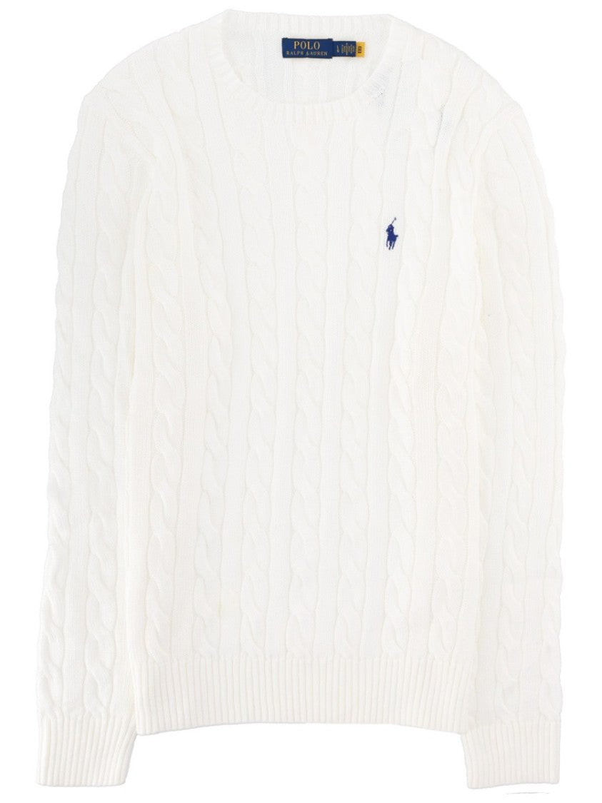 Polo Ralph Lauren Cable Knit Embroidered Logo Sweater
