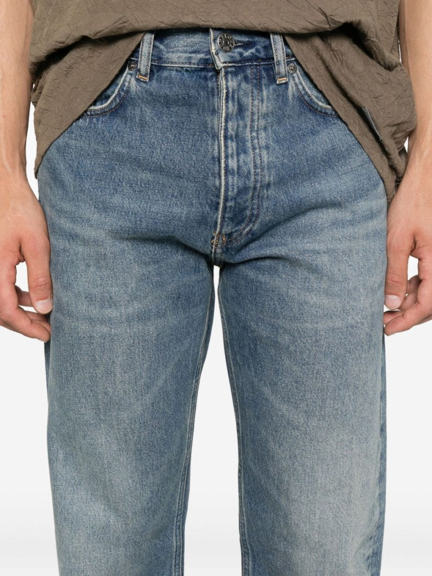 Sunflower Organic Cotton Straight Leg Jeans With Classic Five-Pocket Design