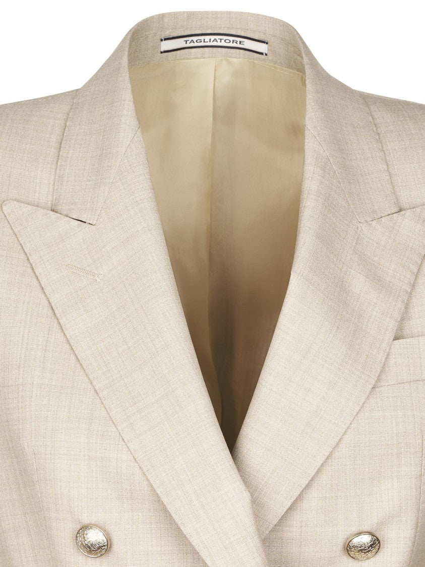Tagliatore Double-Breasted Blazer And Trousers Set