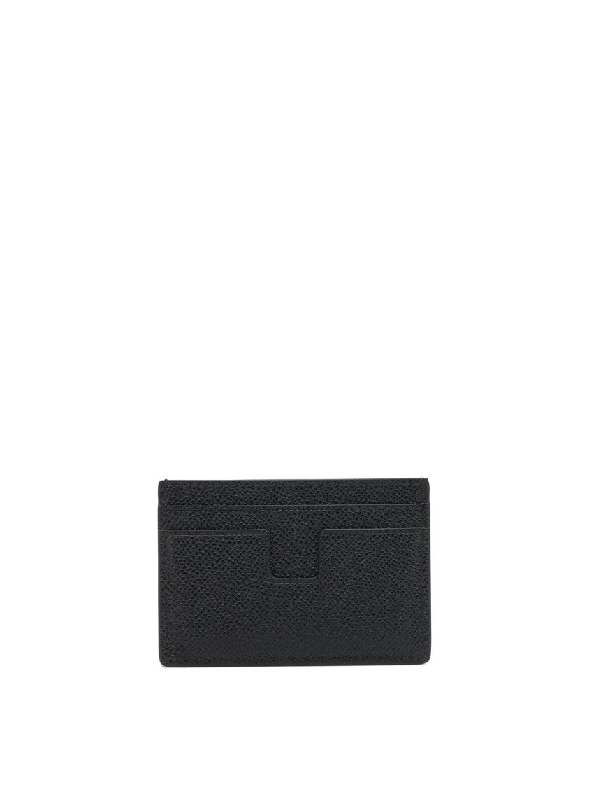 Tom Ford Small Grain Leather Card Holder