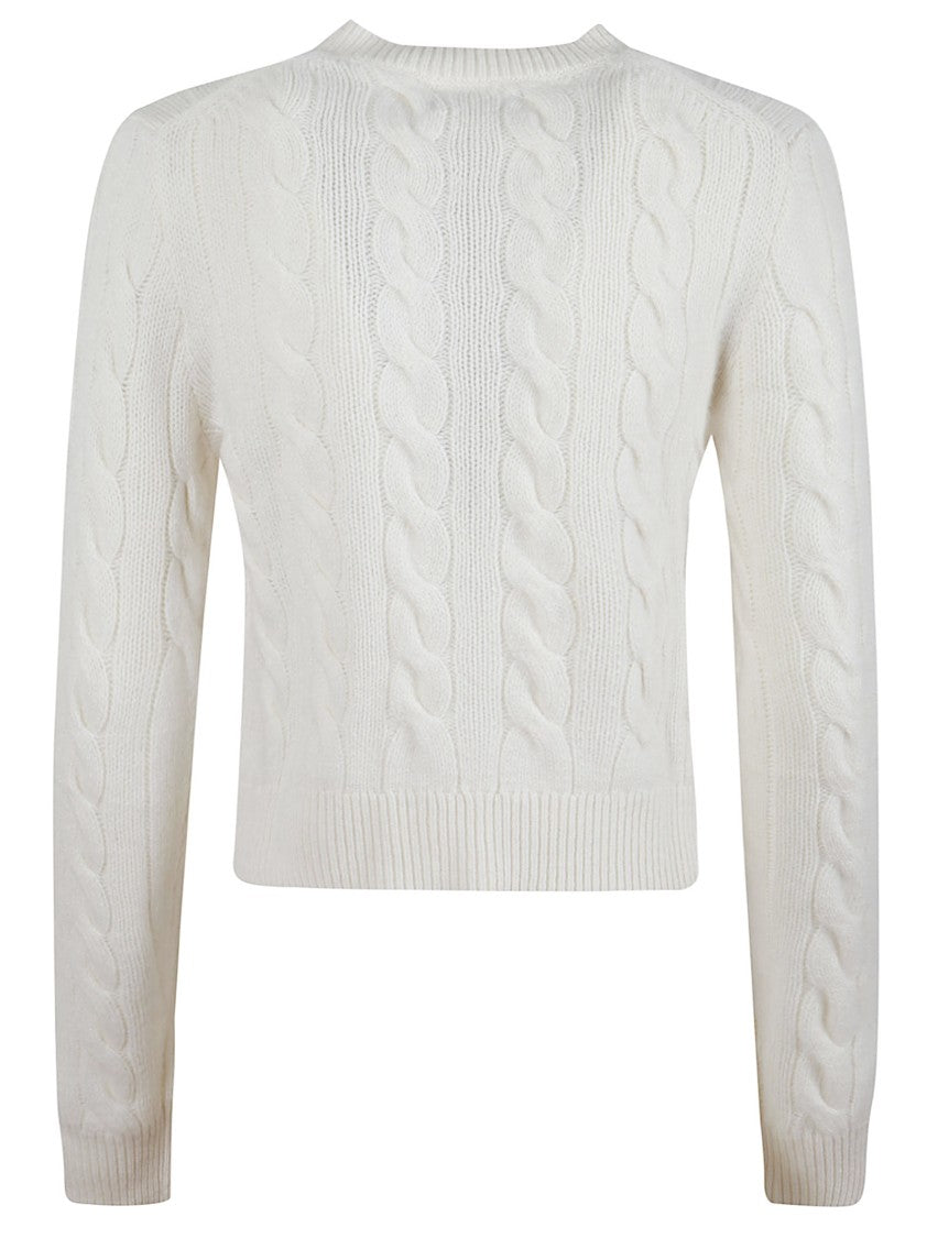 Polo Ralph Lauren Cable Knit Cardigan With Gold Button Accents