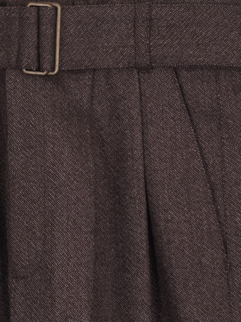 Soeur Tailored Straight-Leg Trousers In Virgin Wool