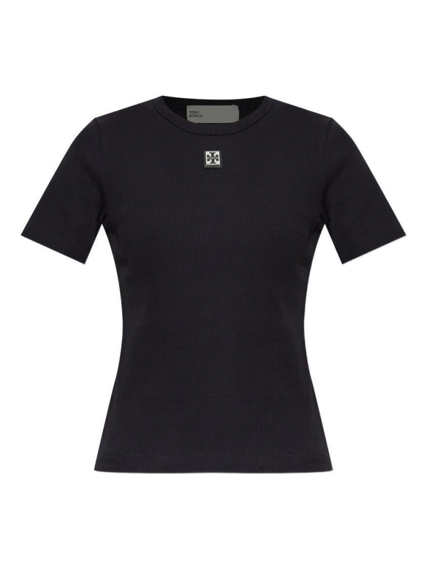 Tory Burch Fitted Crew Neck T-Shirt