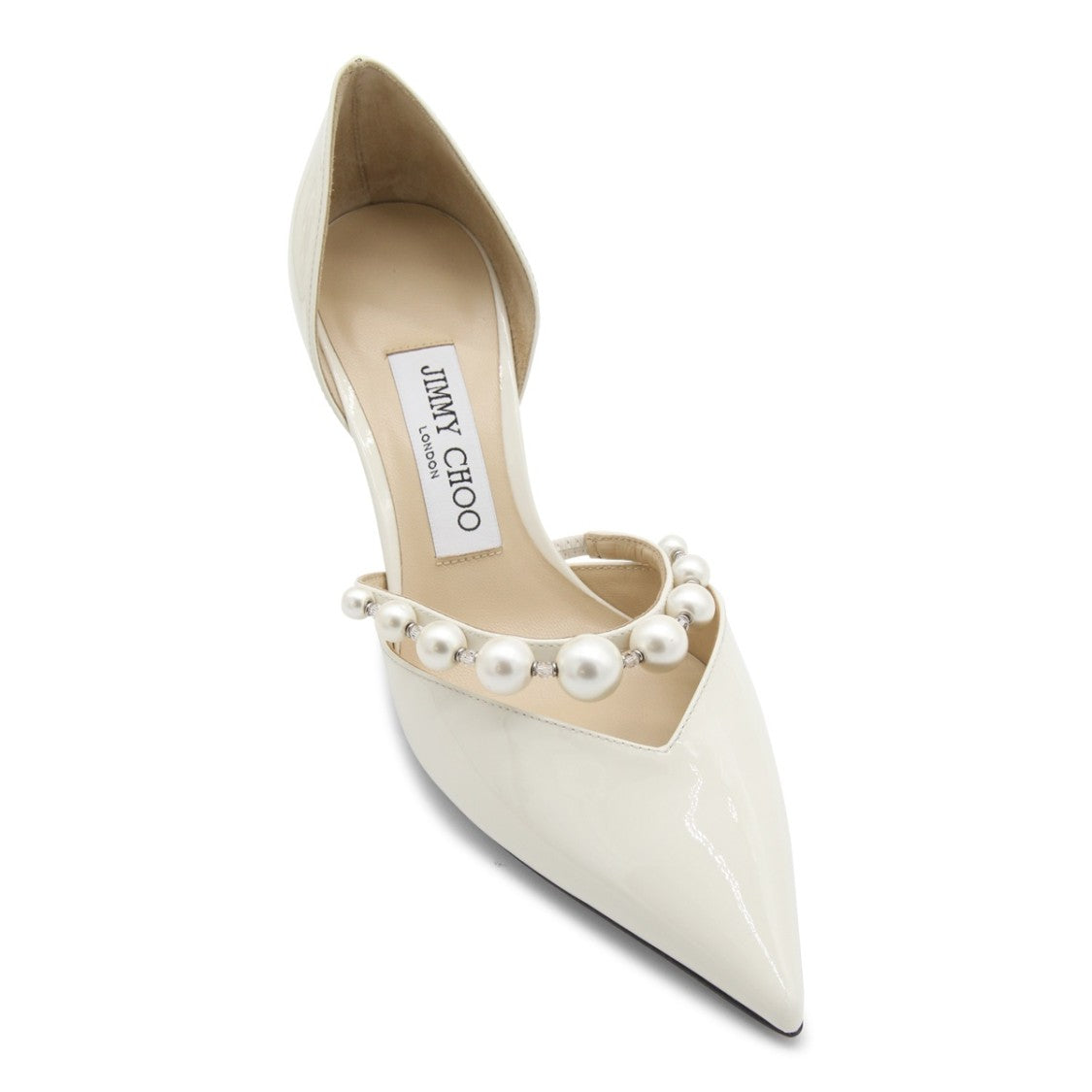 Jimmy Choo Latte Leather Pumps
