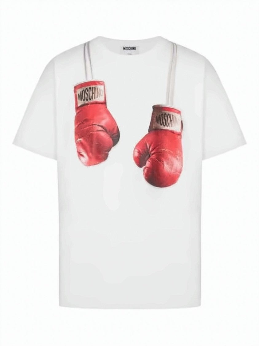 Moschino Short-Sleeved White T-Shirt