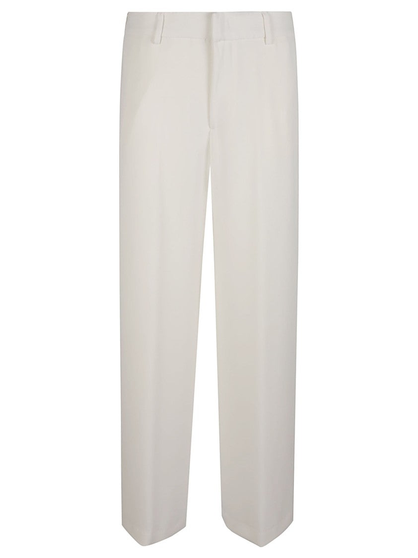 Pt Torino Lorenza Straight-Leg White Pants