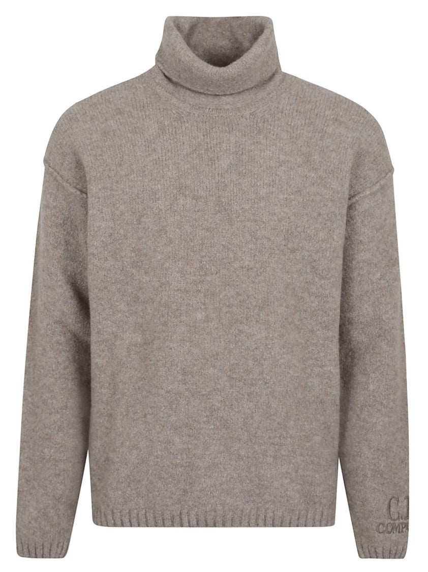 C.P. Company Knitwear Turtle Neck In Merino Extrafine