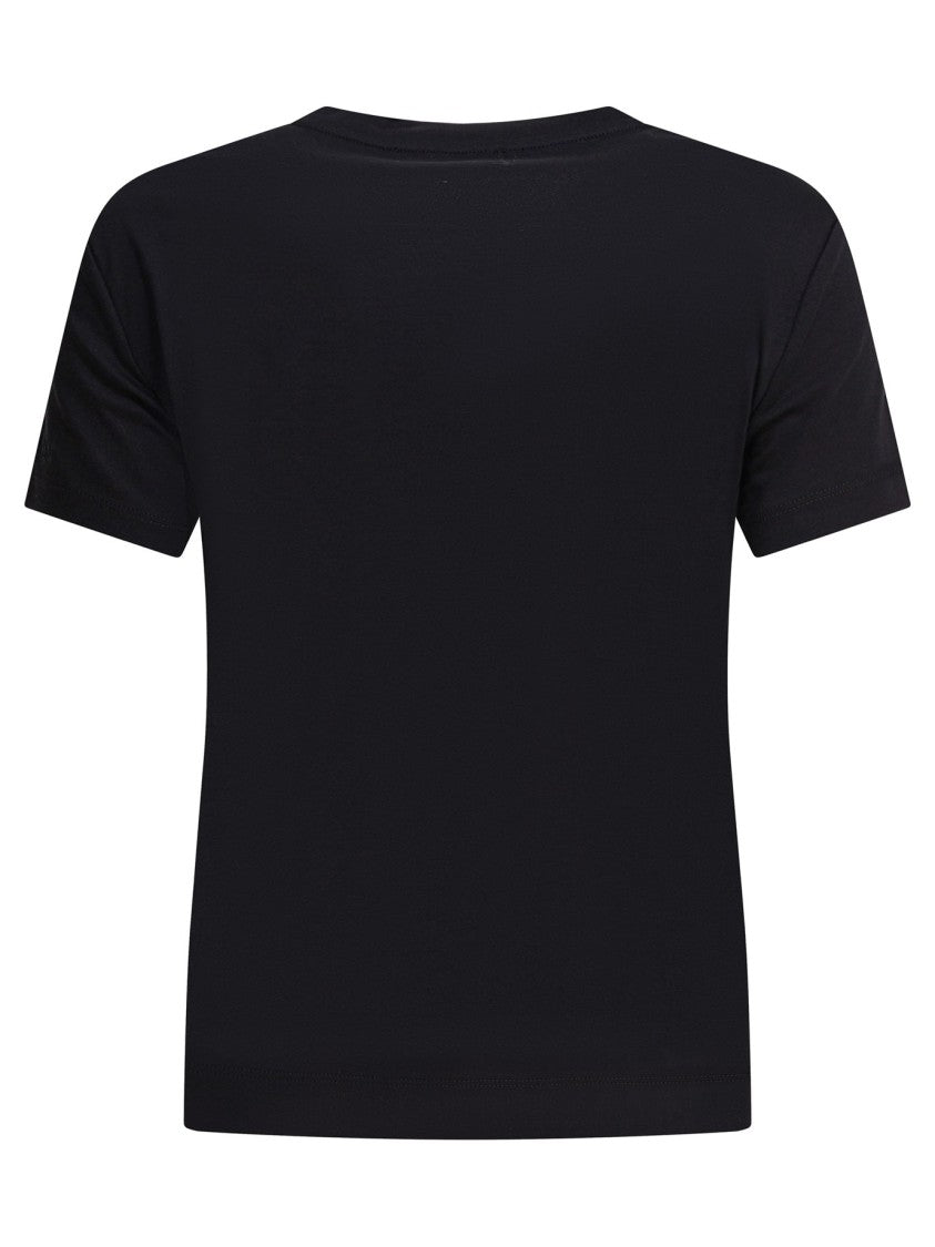 Max Mara Classic Short-Sleeved Black T-Shirt