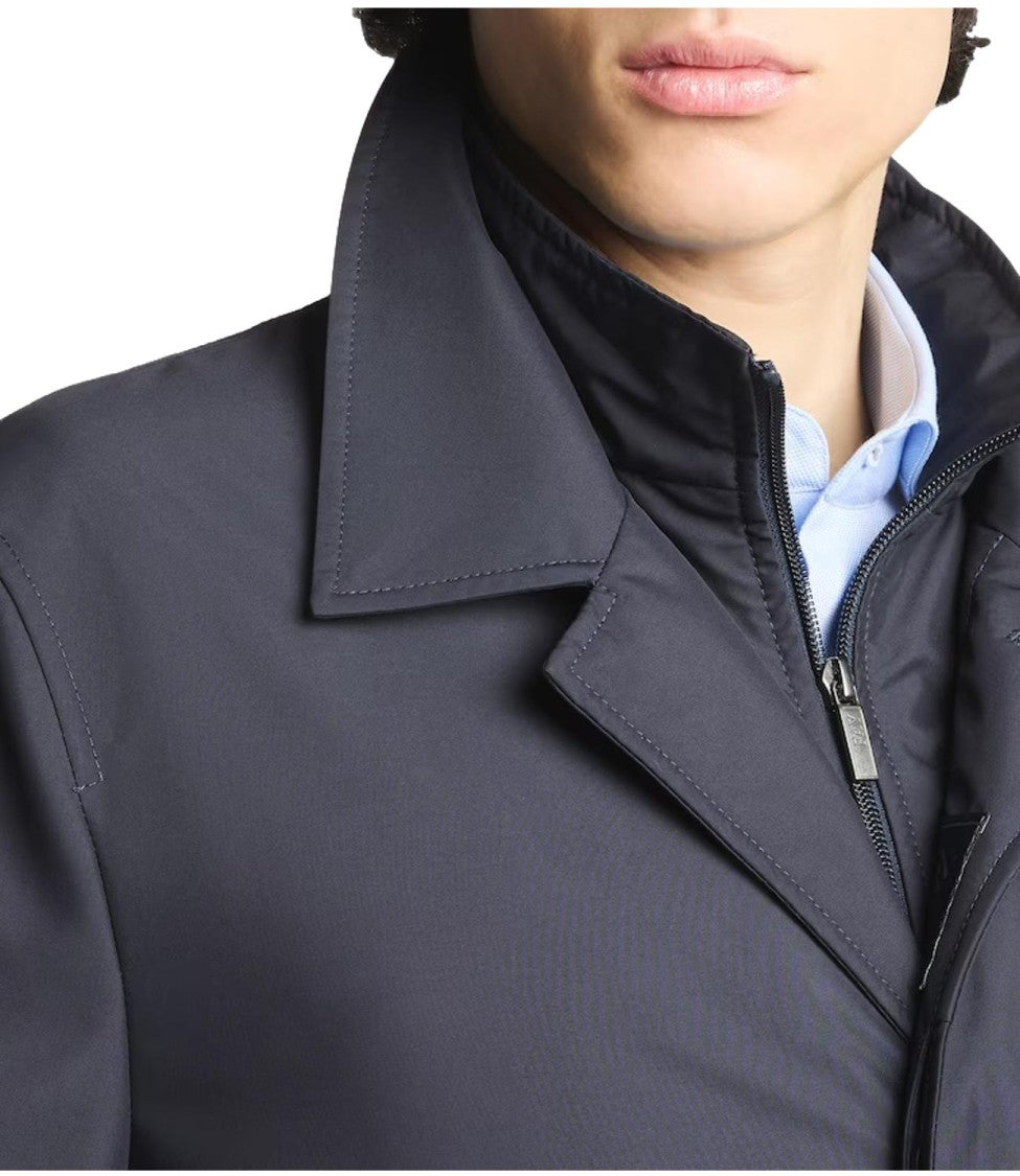 Fay Baltic Morning Wool-Blend Double-Front Casual Jacket