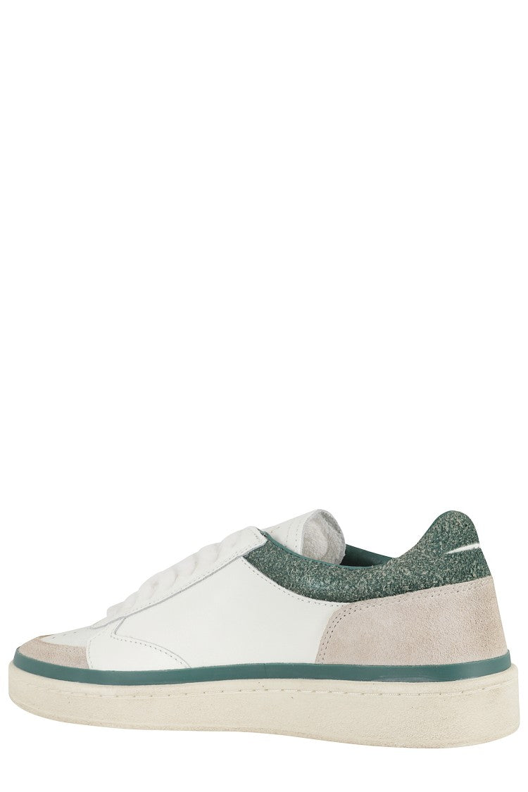 Ghoud Brushed Low Sneakers With Suede Accents