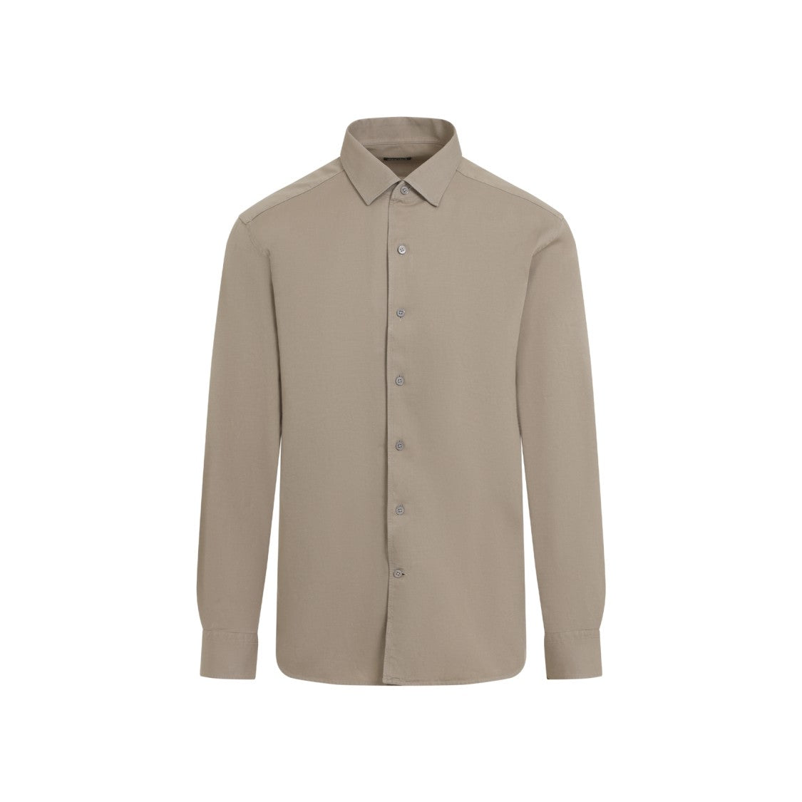 Zegna Medium Beige Cotton Shirt