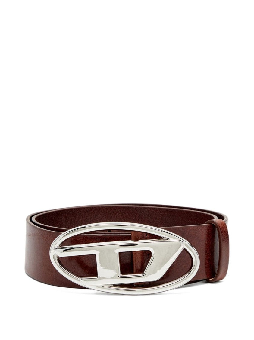 Diesel Brown Calf Leather Belt