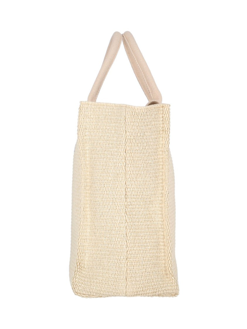 Marni Large "East/West" Tote Bag - Cream