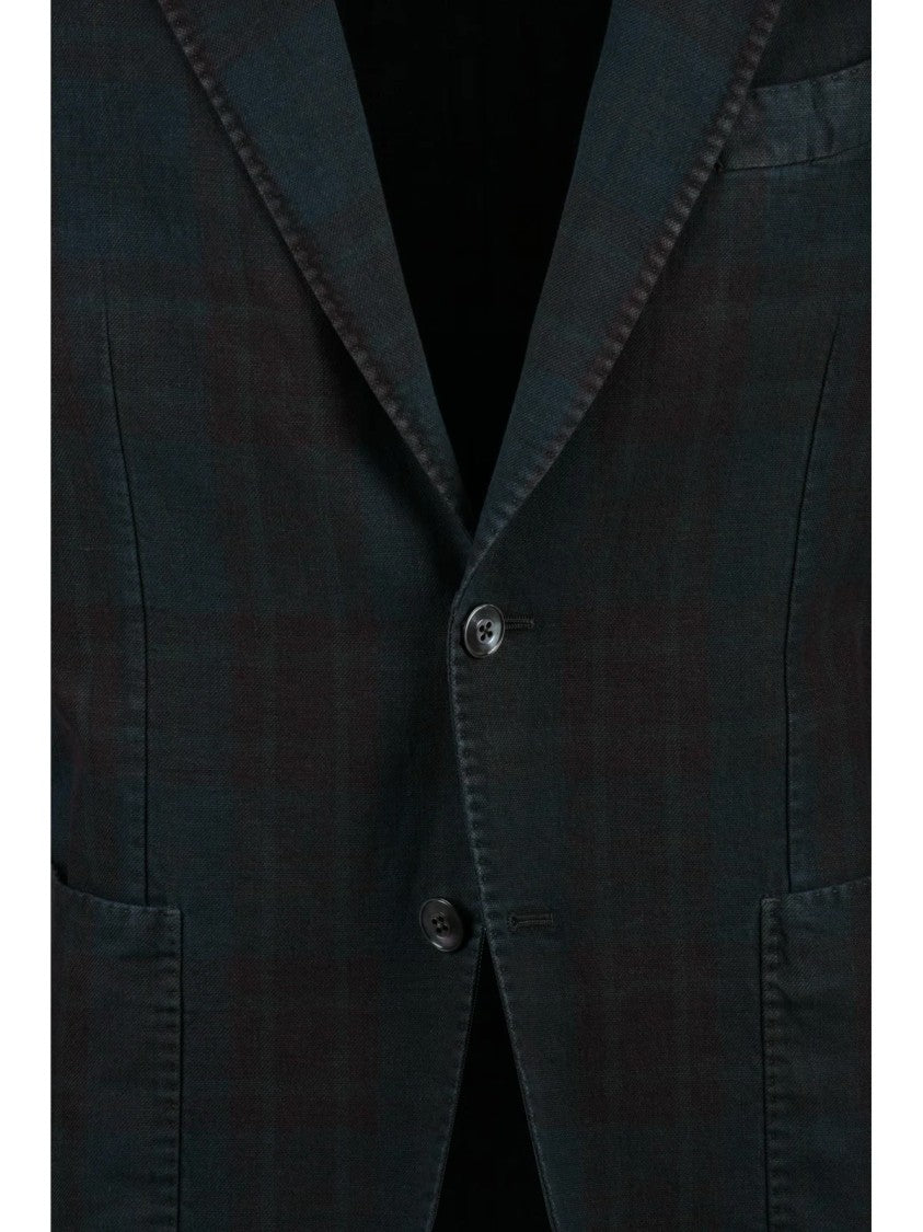 L.B.M. 1911 Grey Rounded Unlined Cotton Jacket