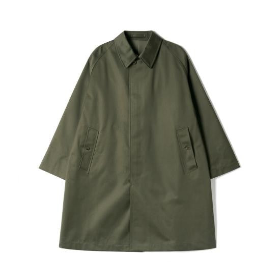 Anatomica Mid-Length Coat With Classic Collar And Concealed Closure
