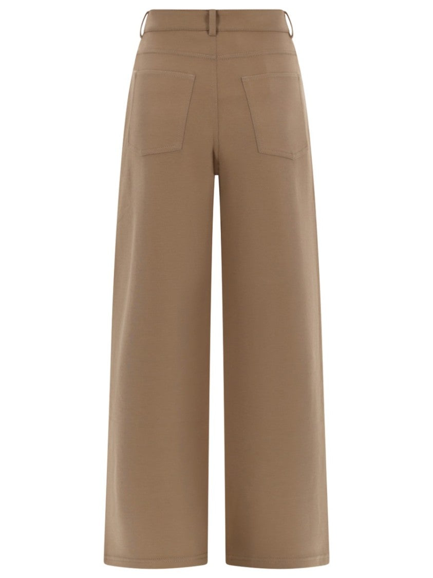 Max Mara High-Waisted Wide Leg Pants With Structured Silhouette