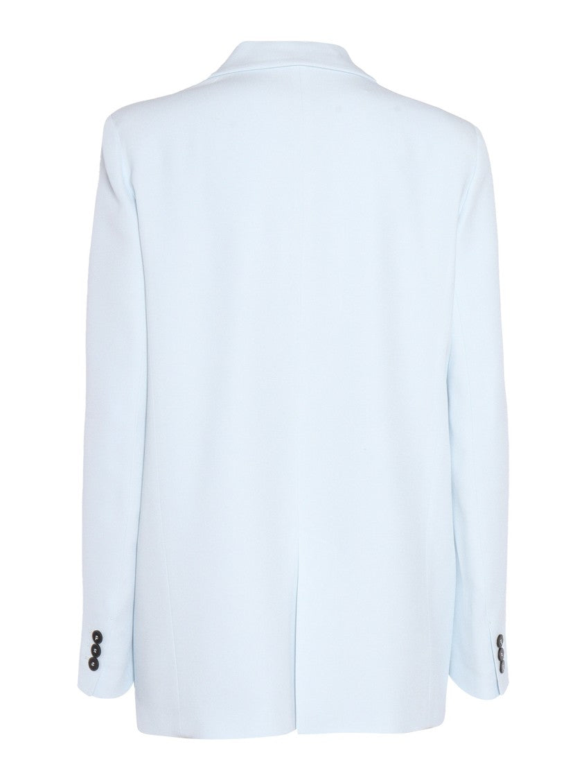 Forte Forte Regular-Fit Satin Blazer With Notched Lapels